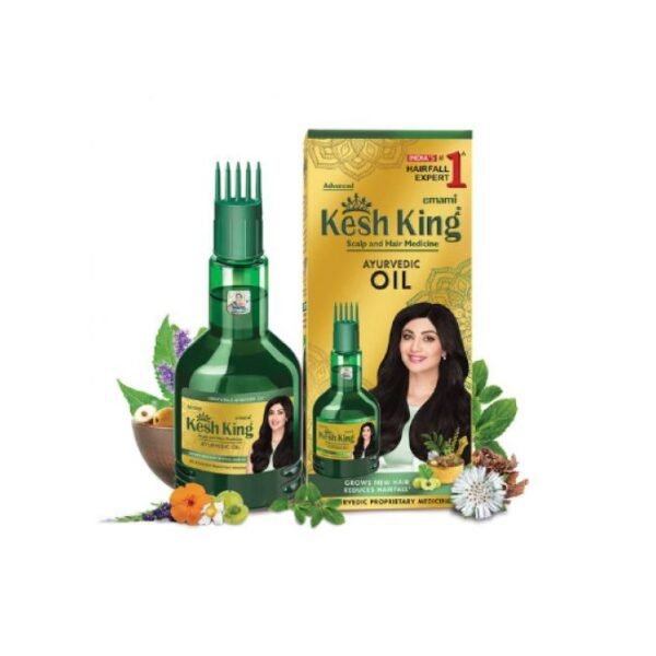 زيت كيش كينج لطب الشعر وفروة الرأس والأيورفيدا زيوت الشعر 100 ملى - كيش كينج