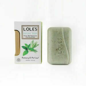 صابونة طبيعية بالروزماري واوراق النعناع صابون طبيعي 150 جرام - لوليز