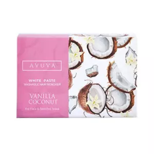 عجينة بيضاء بالفانيلا وجوز الهند لإزالة الشعر الزائد من الجسم مزيل للشعر 100 جرام - افوفا