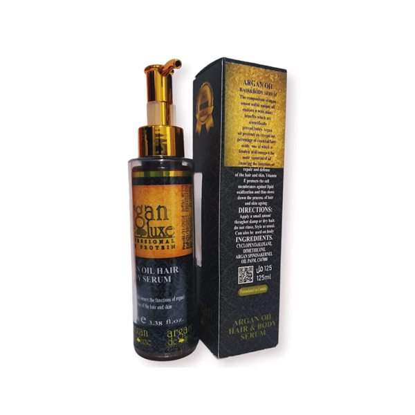 زيت سيرم ارجان ديلوكس بزيت الارجان والبروتين سيرم للشعر 125 ملى -  ARGAN DE LUXE