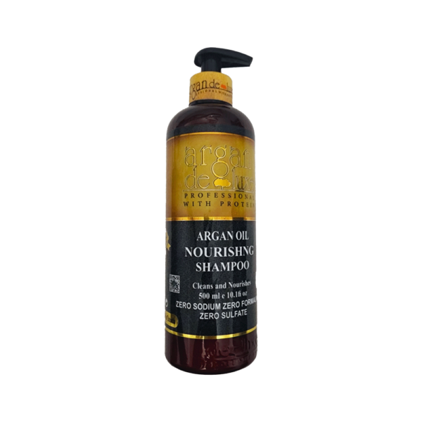شامبو ارجان ديلوكس بزيت الارجان والبروتين شامبو 500 ملى -  ARGAN DE LUXE